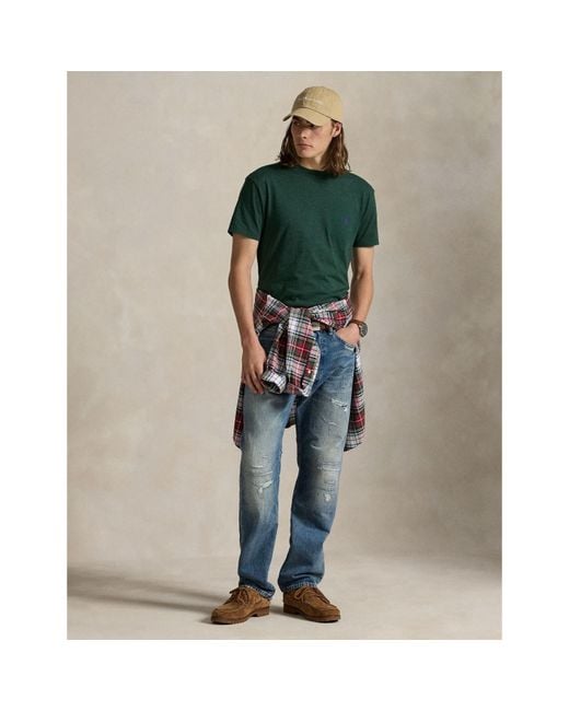 Polo Ralph Lauren Green Regular Fit Custom T-Shirt for men