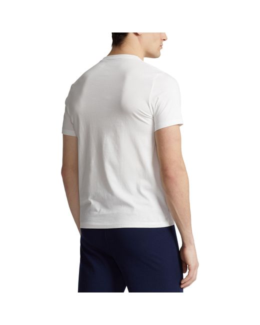 Polo Ralph Lauren White Box Logo T Shirt for men