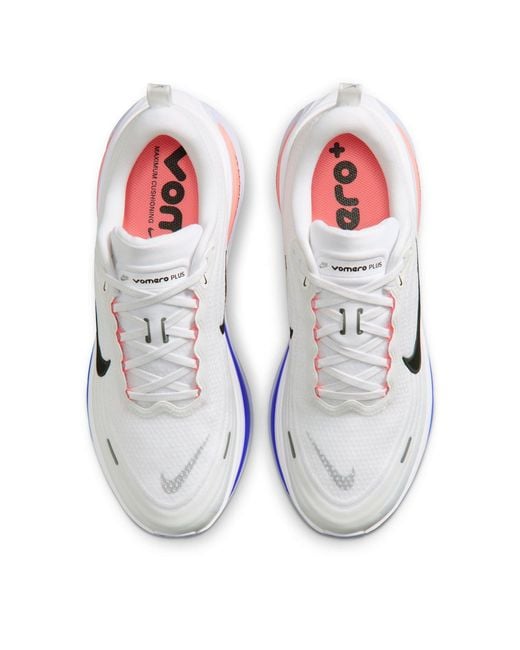 Nike White Vomero Plus Road Running Shoes for men