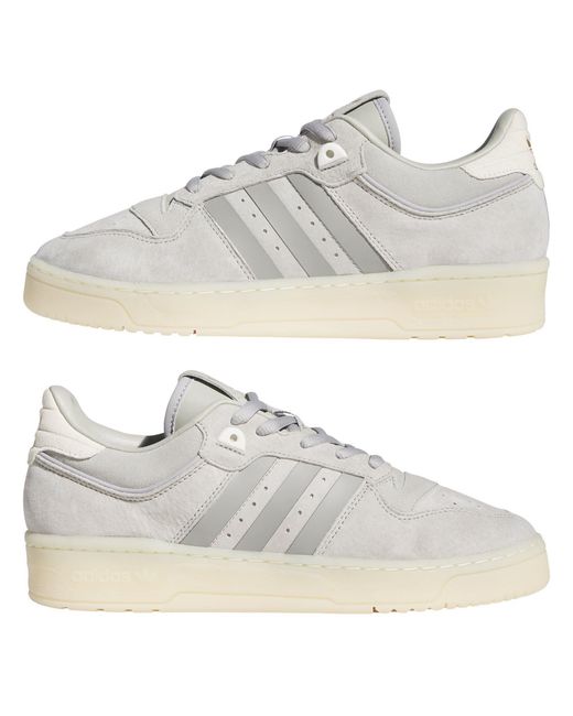 Adidas Originals Gray Rivalry Low-Top Trainers for men