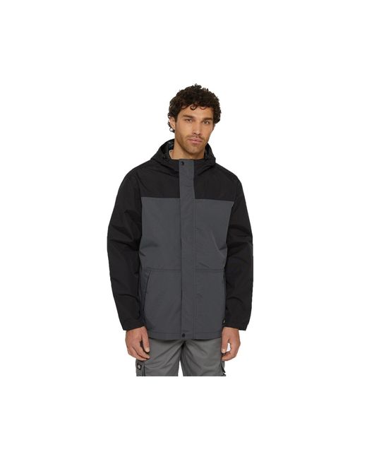 Dickies Black Waterproof Rain Jacket for men