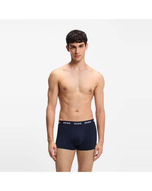 HUGO Blue 3 Pack Trunks for men