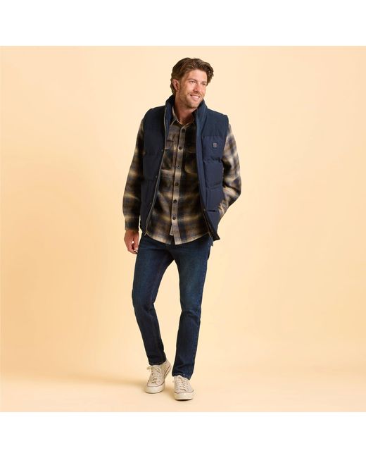Brakeburn Blue Quainton Gilet for men