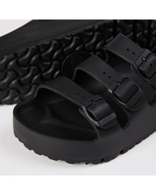 Birkenstock Black Florida Flat Sandals