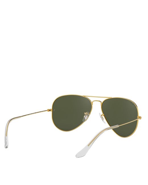 Ray-Ban Green Large Aviator Sunglasses