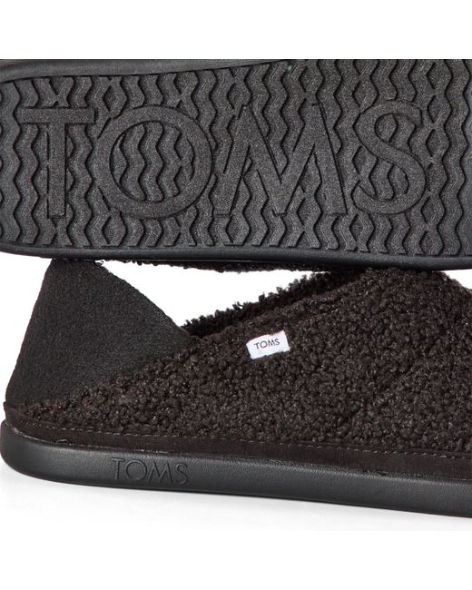 TOMS Black Slip Ladies