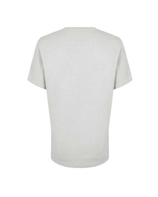 Firetrap White Regular Fit Waffle T-Shirt for men
