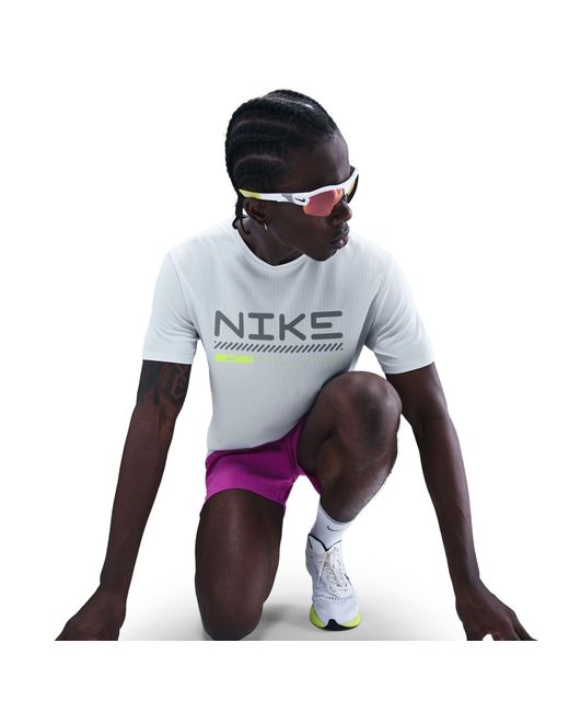 Nike White Wint Miler Tee Sn54 for men