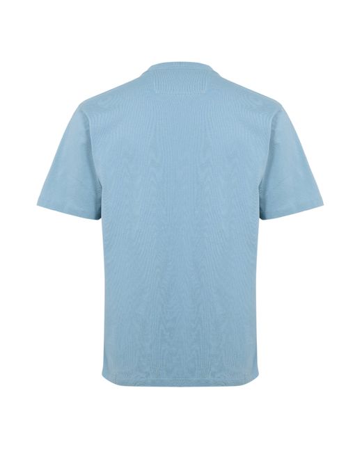 C.P. Company Blue Cotton T-Shirt