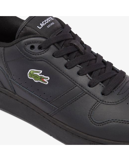 Lacoste Black T-Clip Low-Top Trainers for men