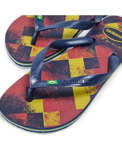 Havaianas Blue Brasil Fresh Flip Flops