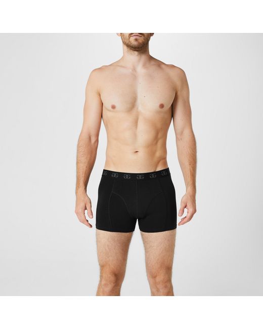 GIORGIO Black Essential 5-Pack Trunks for men