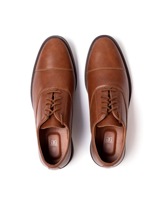GIORGIO Brown Ford Derby Shoes for men