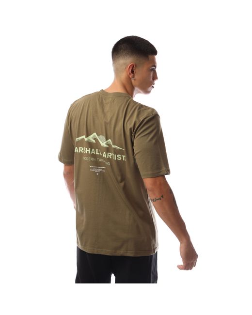 Marshall Artist Green Mountain Regular Fit T-Shirt for men