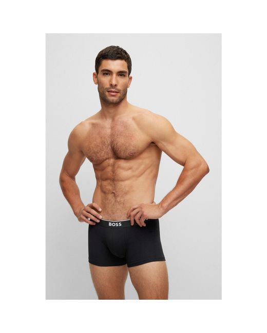 Boss Gray 3 Pack Power Boxer Shorts for men