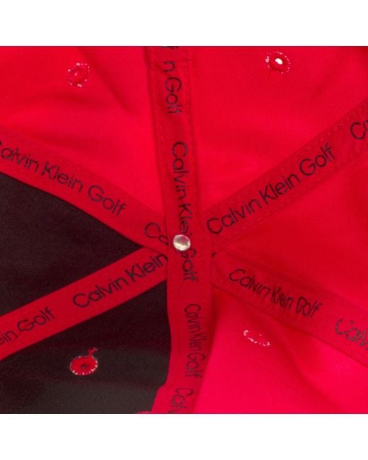 Calvin Klein Red Ck Golf Cap for men