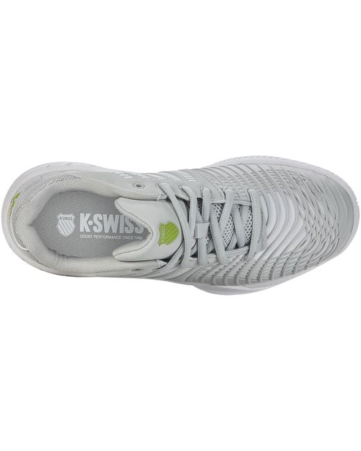 K-swiss Gray Express Light 3 Hb Clay Court Lace Up Tennis Shoes