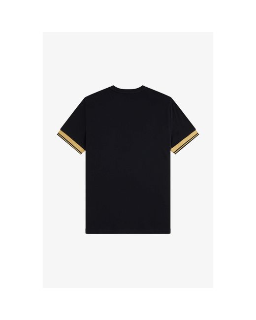 Fred Perry Black T-Shirt for men