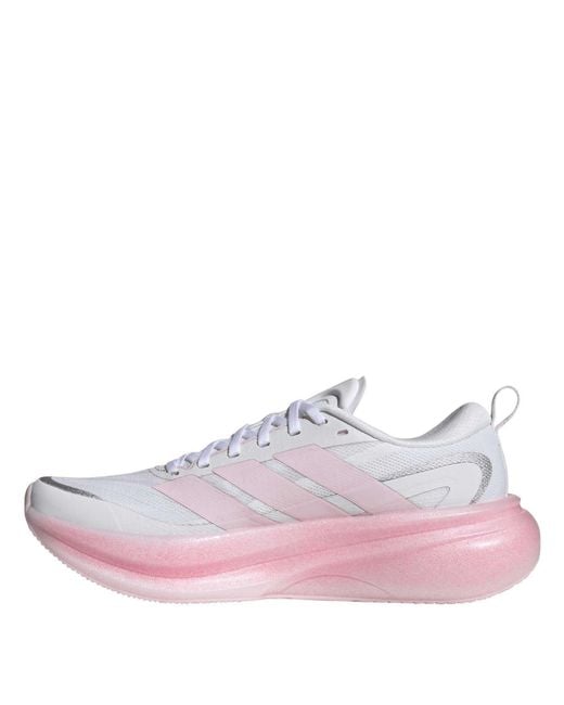 Adidas Pink Supernova Glide Running Shoes