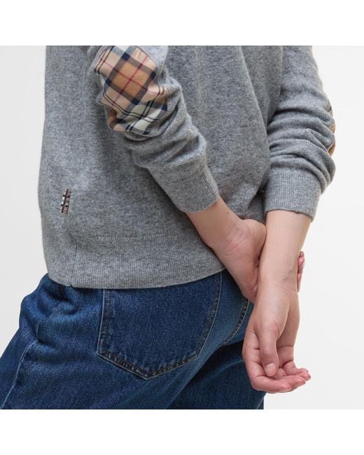 Barbour Blue Pendle Cardigan