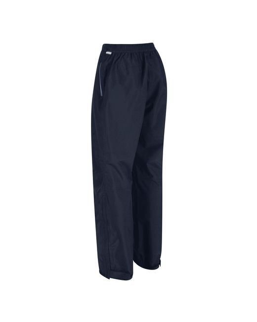 Regatta Blue Highton Waterproof Overtrousers (Long)