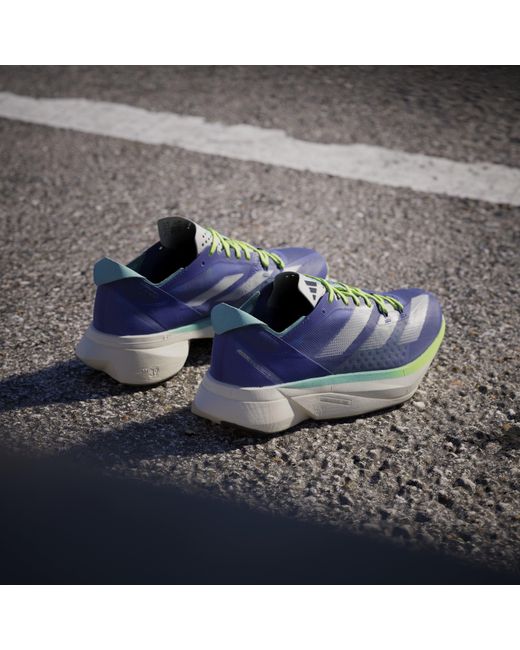 Adidas Blue Adizero Adios Pro Fast Neutral Road Running Shoes