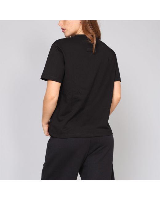 Blank Essentials Black Blank Arched Print Puff T-Shirt Ladies