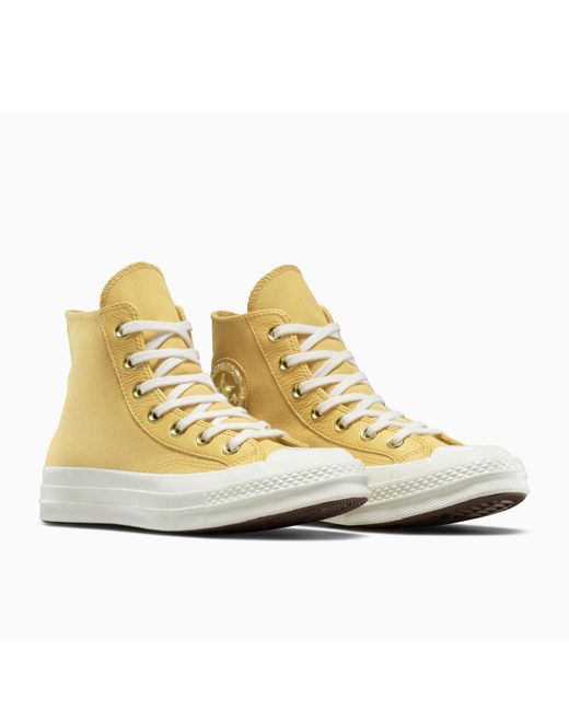 Converse Yellow Chuck 70 Canvas High-Top Trainers