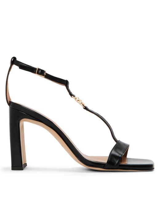 Boss Metallic Rose Sandal90 Cbb 10260167 01 Heeled Sandals