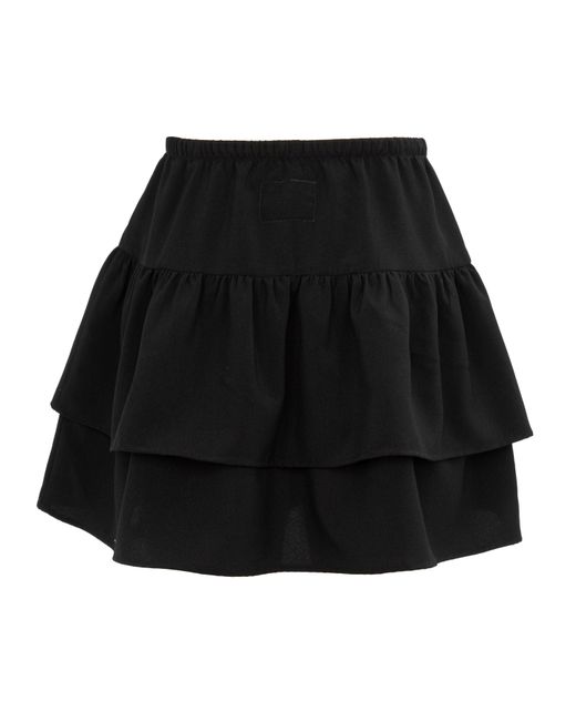 SoulCal & Co California Black Soul Linen Tiered Skirt