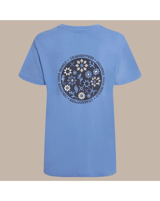 Craghoppers Blue Yago Short-Sleeved Top