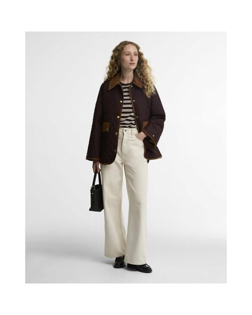 Barbour Brown B.Li Whickham Qlt Jk Ld64