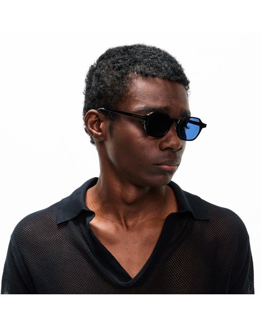 Tom Ford Blue Tfs Joey Round Sunglasses for men