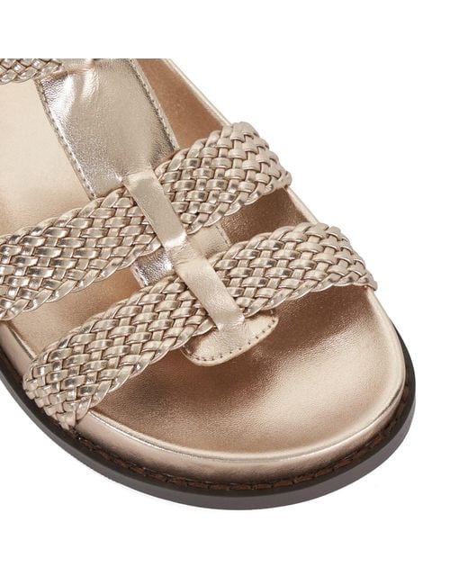 Dune Natural Looking Flat Sandal