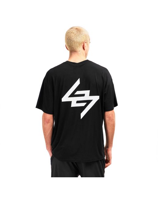 REPRESENT 247 Black Dna Graphic Short Sleeve Performance Gym Top for men