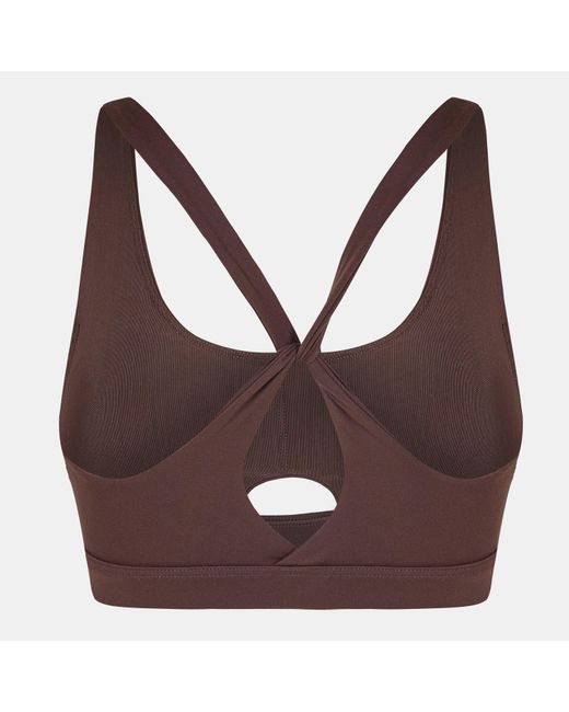 Usa Pro Red Twist Back Bra