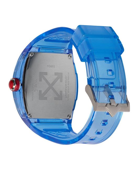 Off-White c/o Virgil Abloh Blue Beat Watch for men