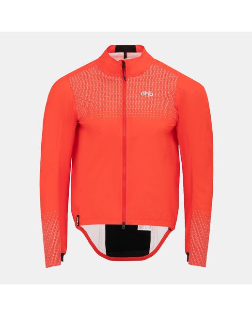 Dhb Red Aeron Cycling Jacket for men