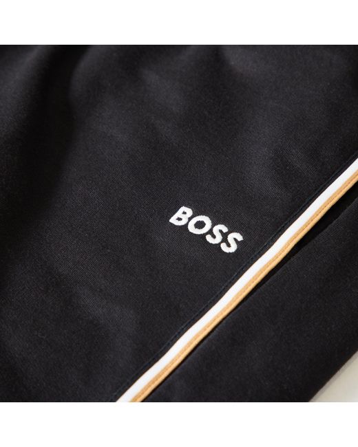 Boss Black Fleece Jogger Shorts for men
