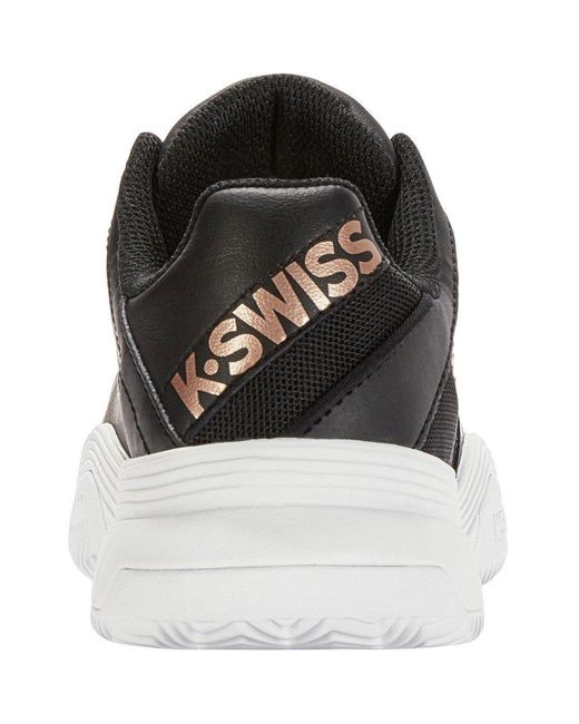 K-swiss Black Court Express Hb Clay Court Lace Up Tennis Shoes