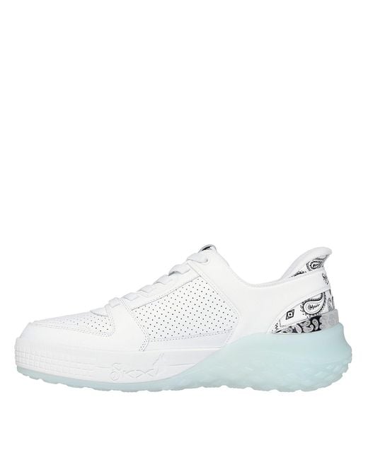 Skechers White Slip On Runners for men