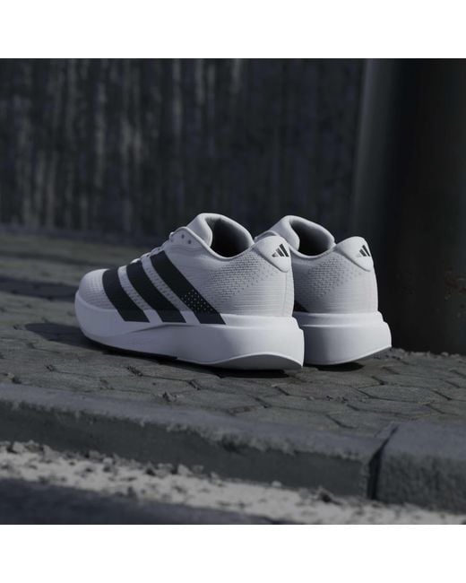 Adidas White Adizero Pacer for men