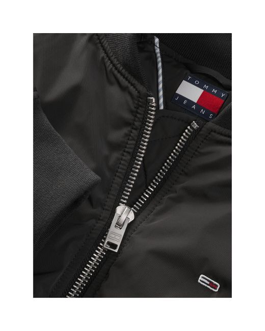 Tommy Hilfiger Black Essential Bomber Jacket