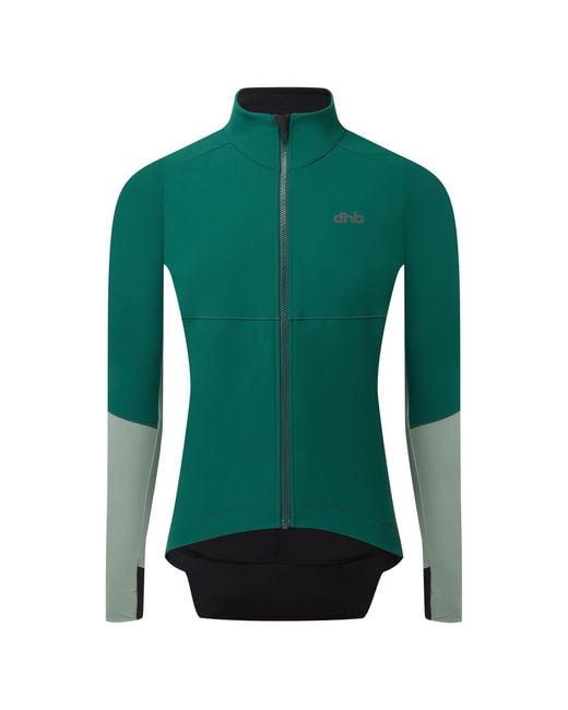 Dhb Green Aeron 2.0 Cycling Softshell Jacket for men