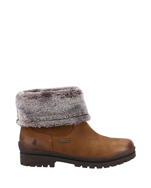 Hush Puppies Brown Alice Mid Boot