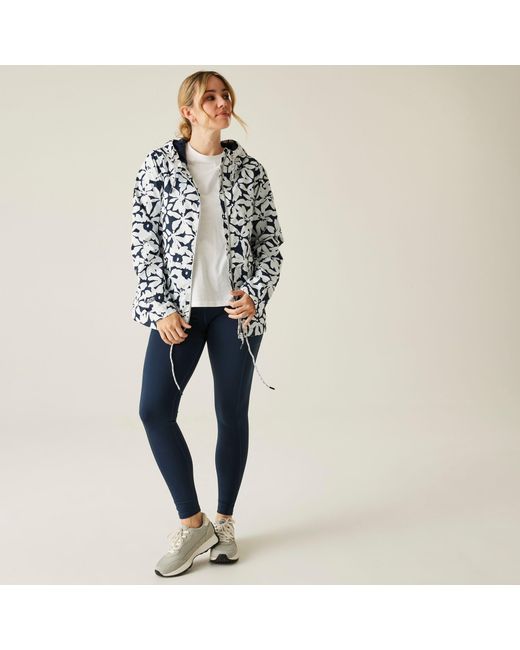 Regatta Blue Bayletta Ii Waterproof Breathable Recycled Waterproof Jacket