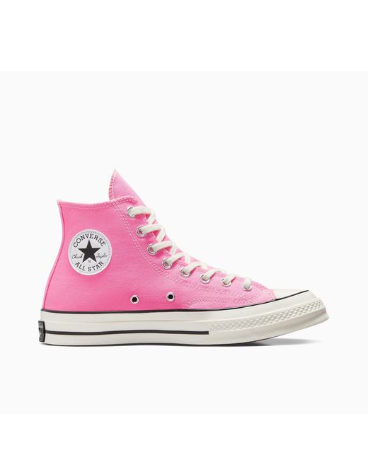 Converse Pink Adults Chuck 70 Canvas High-Top Trainers