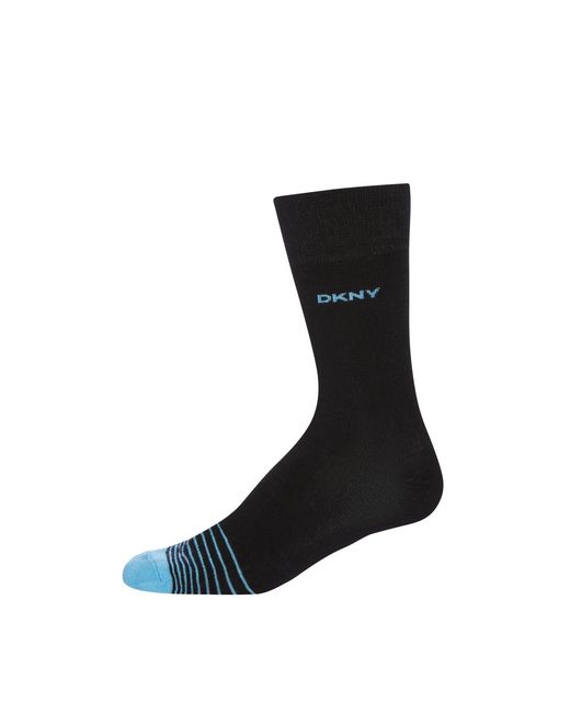 DKNY Black 6 Pack Socks Ross for men