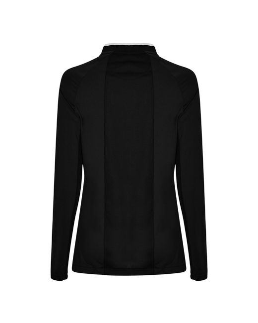 Castore Black Long Sleeve Polo Top
