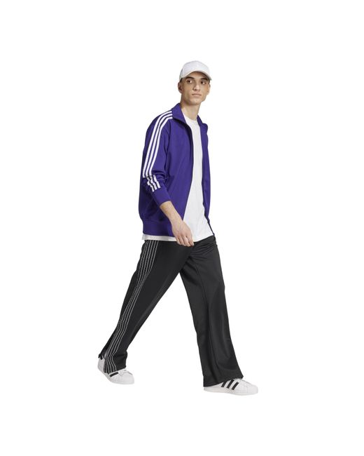 Adidas Originals Purple Firebird Tracksuit Top for men
